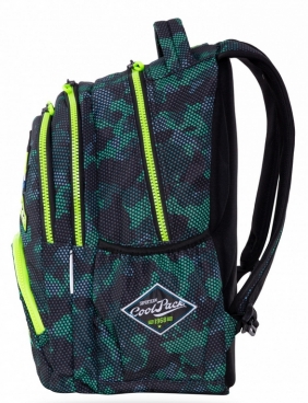 Coolpack - Bentley - Plecak młodzieżowy - Green (Badges B) (B16151)