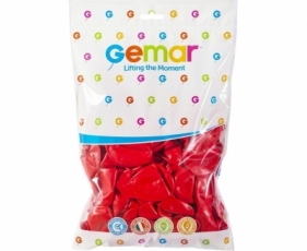 Balony pastelowe czerwone 21cm 100szt