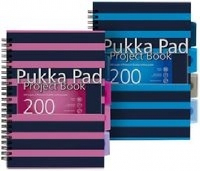 Kołozeszyt B5 Pukka Pad Navy 200 stron różowy
