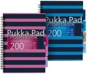 Kołozeszyt B5 Pukka Pad Navy 200 stron różowy