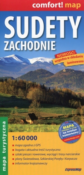 Sudety Zachodnie comfort! map mapa turystyczna 1:60 000