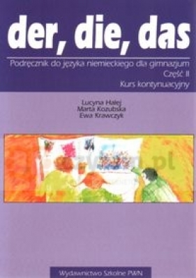 Der die das 2 Podręcznik - Halej Lucyna, Kozubska Marta, Krawczyk Ewa