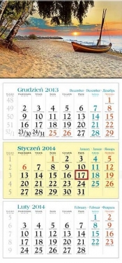 Kalendarz 2014 Łódka - <br />