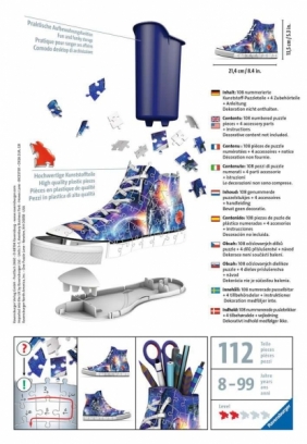 Ravensburger, Puzzle 3D: Trampek - Astronauta (11251)