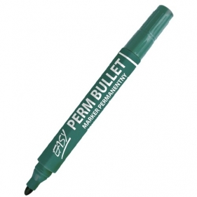 Marker permanentny Perm bullet zielony 10 sztuk - <br />