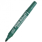 Marker permanentny Perm bullet zielony 10 sztuk - <br />