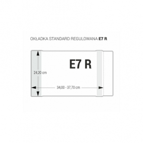 Okładka Biurfol Standard regulowana E7R 242 mm x 340-377 mm (OZB-43)