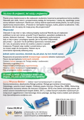 Kreatywna praca dyplomowa - Wrycza-Bekier Joanna