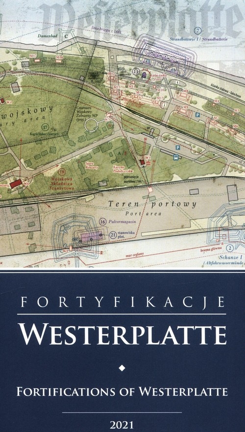 Mapa fortyfikacje Westerplatte 1:4000