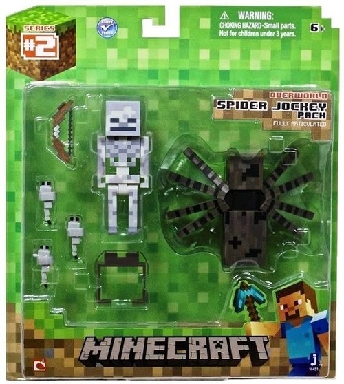 Minecraft Figurka Spider Jockey + akcesoria (MIN16451)