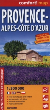 Prowansja Provence-Alpes-Cte d'Azur 1:300 000