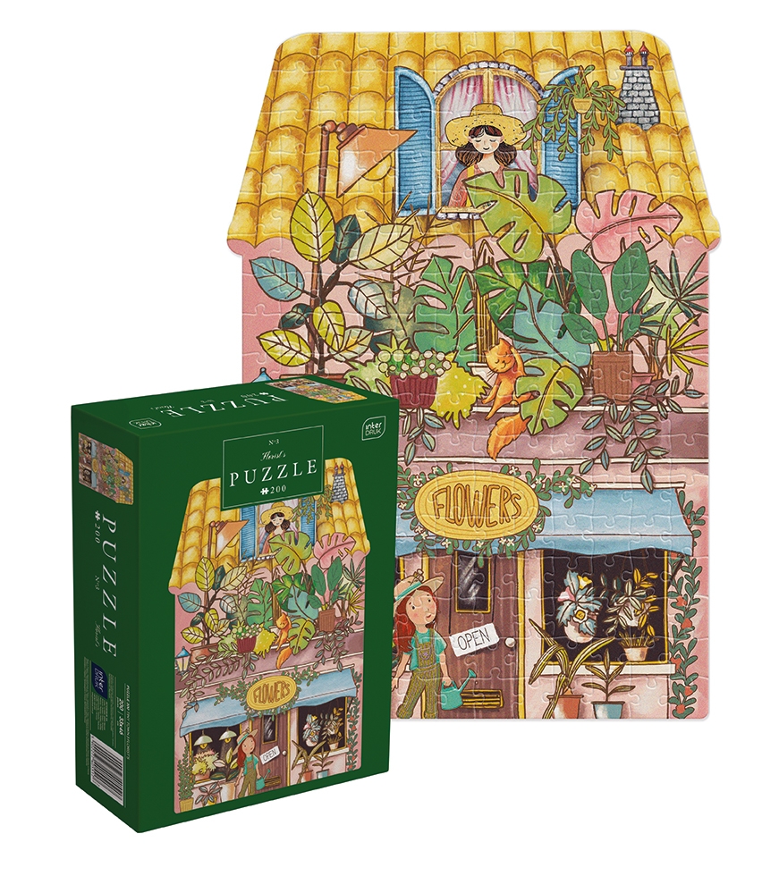 Puzzle 200: Shape Tiny Town 3 - Florist's
