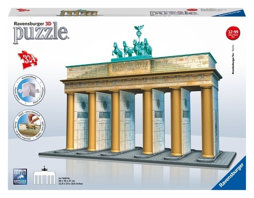 Puzzle 324: Brama Brandenburska elementy. 3D (125517)