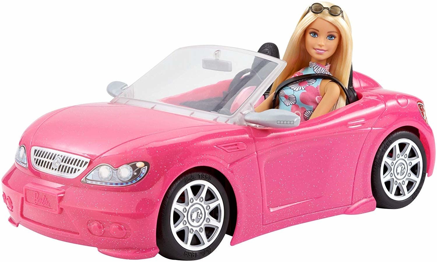 Barbie: Lalka i różowy kabriolet (FPR57)