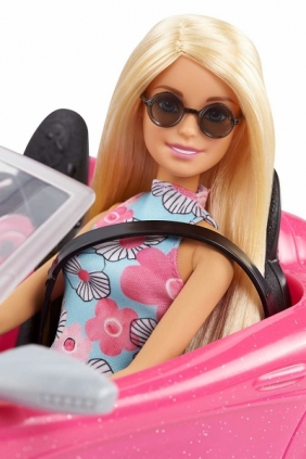 Barbie: Lalka i różowy kabriolet (FPR57)