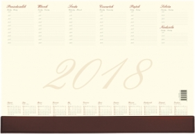 Kalendarz 2017 Biurkowy Biuwar mały z listwą