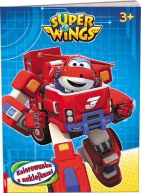 Super Wings Kolorowanka z naklejkami