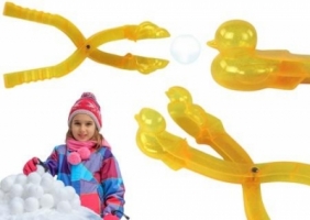 Śnieżkomat maszynka do kulek kaczka żółta