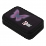 Piórnik podwójny z wyposażeniem St.Right PC-04 - Pastel Butterfly