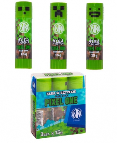 <img src='https://webimage.pl/pics/517/8/d5901137238517.jpg' style='height:440px' /> Klej w sztyfcie Pixel One Astra PVP 15g 3 sztuki