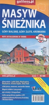 Masyw Śnieżnika Góry Bialskie Góry Złote Krowiarki, 1:40 000 - Opracowanie zbiorowe