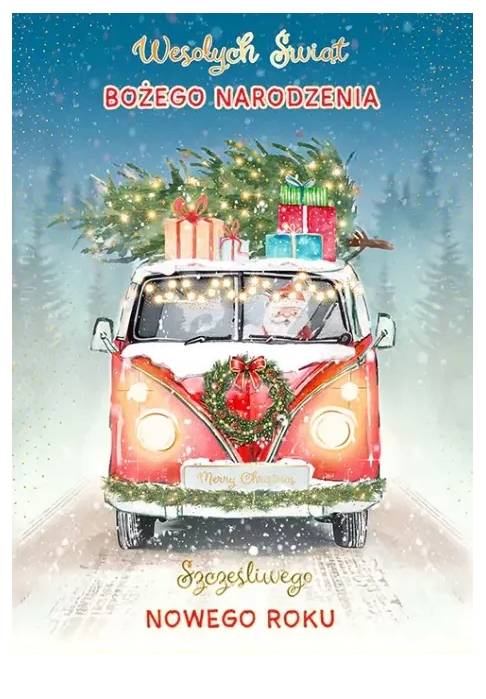 Karnet B6 Boże Narodzenie - Świąteczny ogórek