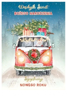 Karnet B6 Boże Narodzenie - Świąteczny ogórek