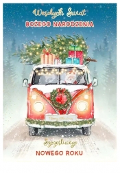 Karnet B6 Boże Narodzenie - Świąteczny ogórek