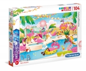 Puzzle Brilliant SuperColor 104: Flamingos Party (20151)