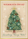  Karnet B6 z zawieszką choinka