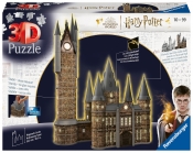 Ravensburger, Puzzle 3D 626: Budynki nocą - Zamek Hogwarts Wieża (11551)