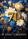 Karnet B6 3D Urodziny 70