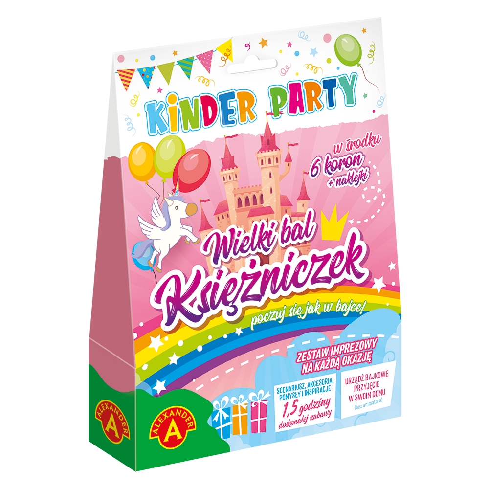 Zestaw Imprezowy Kinder party – Bal Księżniczek