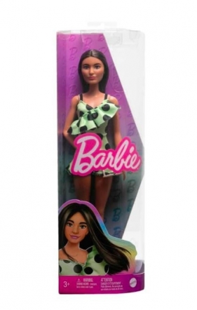 Lalka Barbie Fashionistas w kombinezonie w kropki (HPF76)