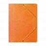 Teczka preszpanowa z gumką Bantex A4 - pomarańczowa