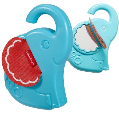 Grzechotka Fisher Price zawieszka słonik z lusterkiem (FJG09)