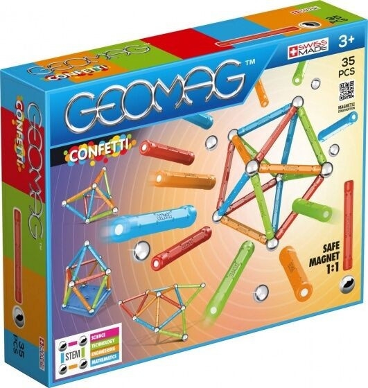 Geomag Confetti - 35 elementów (GEO-351)