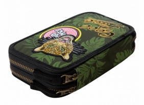 Coolpack - Jumper 2 - Piórnik podwójny z wyposażeniem - Green (Badges G) (B66157)