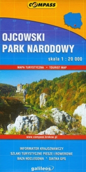 Ojcowski Park Narodowy mapa turystyczna 1: 20 000 - Praca zbiorowa
