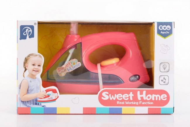 Żelazko z spryskiwaczem i dźwiękiem