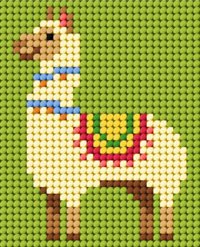 Haft. Moje pierwsze wyszywanie - Lama