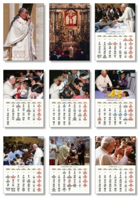 Kalendarz 2022 Papieski Rodzinny