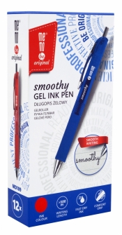 Długopis żelowy MemoBe Smoothy 0,5mm - czerwony (MD109-05)