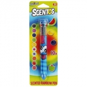 Pachnący kolorowy długopis Scentos Rainbow Pen niebieski