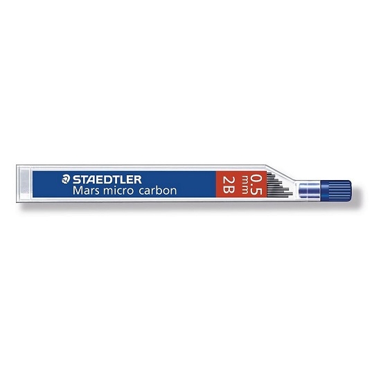 Wkłady do ołówków (grafity) Staedtler, 2B 5mm (2667)
