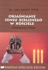 Objaśnianie sensu biblijnego w Kościele (hermeneutyka)