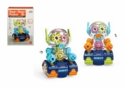 Robot z muzyką i światłem