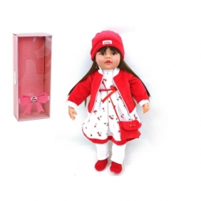 Lalka Adar Stylowa szyte włosy 60cm, śpiewa i mówi po polsku, BOX (505520)