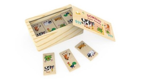 Top Bright Domino drewniane Zwierzaki na farmie (0919)