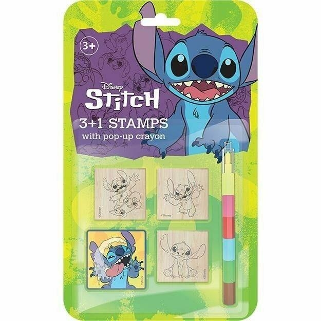 <img src='https://webimage.pl/pics/520/6/d6425714026520.jpg' style='height:440px' /> Stemple 3+1 z kredkami Lilo&Stitch